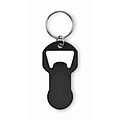 Recycled aluminium bottle opener k, black