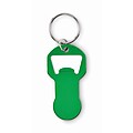 Recycled aluminium bottle opener k, green