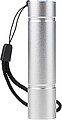 Recycled aluminium COB flashlight Sami, silver