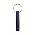 Recycled aluminium key ring, french navy