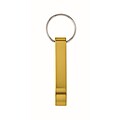 Recycled aluminium key ring, gold