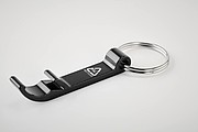 Recycled aluminium key ring