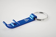 Recycled aluminium key ring