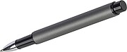 Recycled aluminium lacquered pen set Ilaria, grey