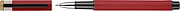 Recycled aluminium lacquered pen set Ilaria, red