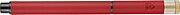 Recycled aluminium lacquered pen set Ilaria, red