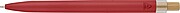 Recycled aluminium lacquered pen set Ilaria, red