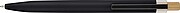 Recycled aluminium lacquered push ballpen Maren, black