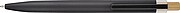 Recycled aluminium lacquered push ballpen Maren, grey