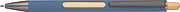 Recycled aluminium pen incl. bamboo window, blue