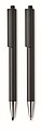 Recycled aluminium pen set, black