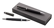Recycled aluminium pen set, red