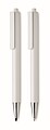 Recycled aluminium pen set, white