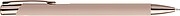 Recycled aluminium rubberized ballpen Anisa, rose gold
