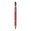 Recycled aluminium stylus pen, red