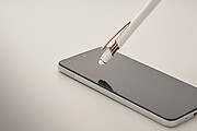 Recycled aluminium stylus push ball pen