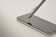 Recycled aluminium stylus push ball pen