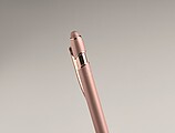 Recycled aluminium stylus push ball pen