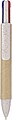 Recycled carton four-color ballpen Deborah, brown