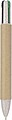 Recycled carton four-color ballpen Deborah, brown
