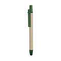 Recycled carton touch pen, green