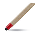 Recycled carton touch pen, red