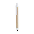 Recycled carton touch pen, white