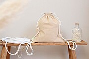 Recycled cotton drawstring bag Joy