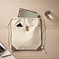 Recycled cotton drawstring bag