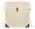 Recycled cotton drawstring bag