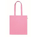 Recycled cotton shopping bag, baby pink
