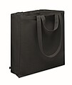 Recycled cotton shopping bag, black