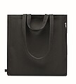 Recycled cotton shopping bag, black
