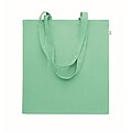 Recycled cotton shopping bag, mint green