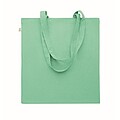 Recycled cotton shopping bag, mint green