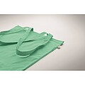 Recycled cotton shopping bag, mint green