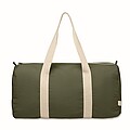 Recycled cotton sports bag, army Green