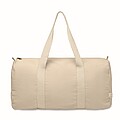 Recycled cotton sports bag, beige