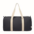 Recycled cotton sports bag, french navy