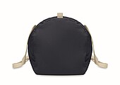 Recycled cotton sports bag, french navy