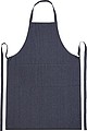 Recycled denim apron, dark blue