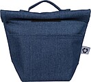 Recycled denim cooler roll-top bag Mira, blue