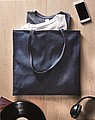 Recycled denim shopping bag