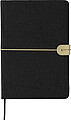 Recycled felt notebook (A5) Dario, black