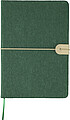 Recycled felt notebook (A5) Dario, green