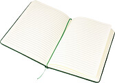 Recycled felt notebook (A5) Dario, green