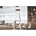 Recycled glass carafe