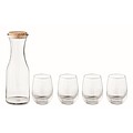 Recycled glass drink set