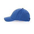 Recycled heather 6 panel cap 200gr, blue