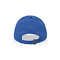 Recycled heather 6 panel cap 200gr, blue